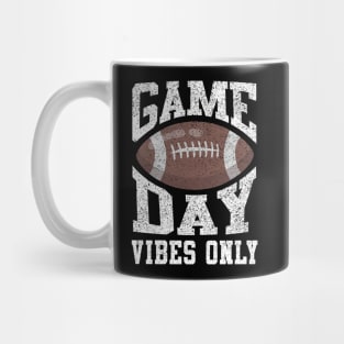 Football Game Day Vibes Only Funny For Sports Team Mug
